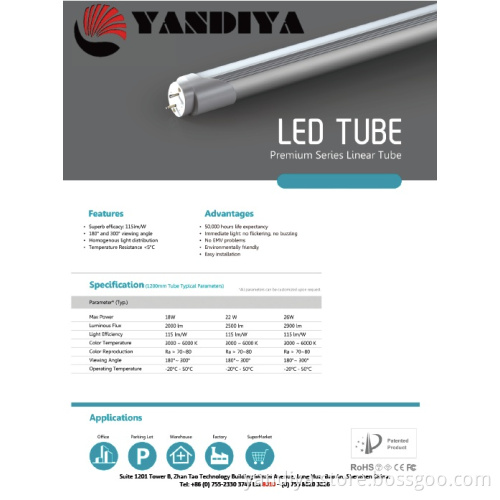 LED T8 Tube Light